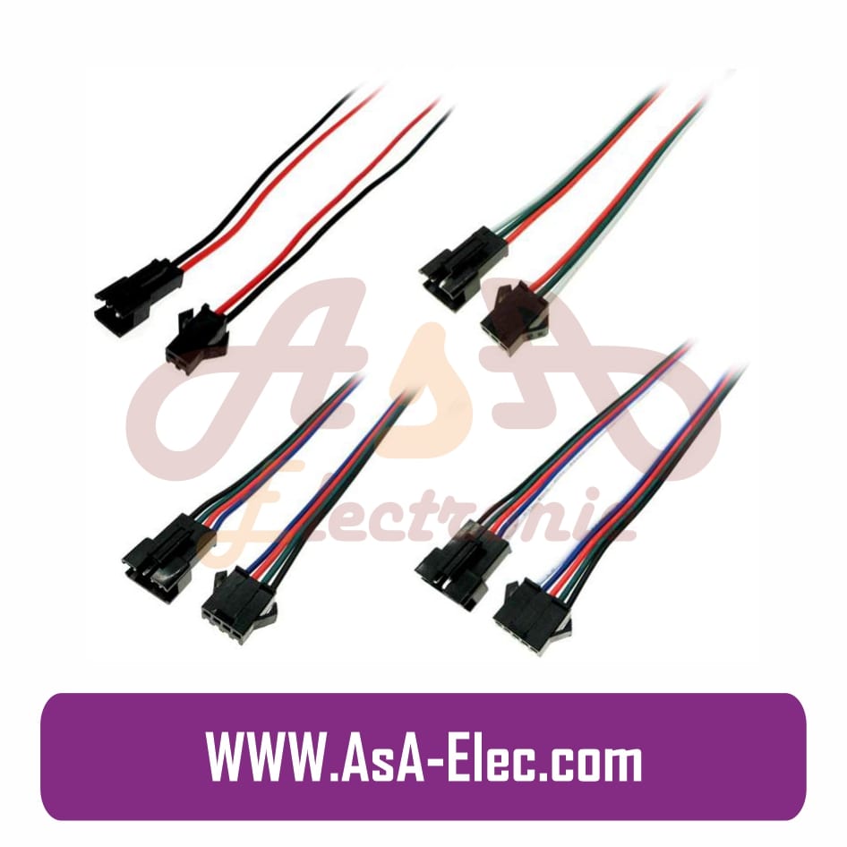 With wire SM-2.5mm- 08pin(سیمدار)